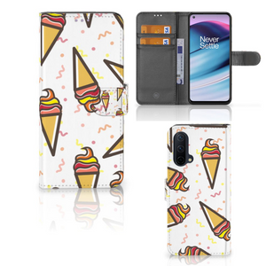 OnePlus Nord CE 5G Book Cover Icecream