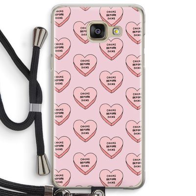 Chicks before dicks: Samsung Galaxy A5 (2016) Transparant Hoesje met koord