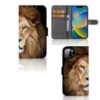iPhone 14 Plus | Telefoonhoesje | Met pasjeshouder | Leeuw iPhone 14 Plus | Telefoonhoesje | Met pasjeshouder | Leeuw