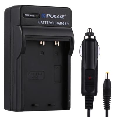 PULUZ 2-in-1 Digitale Camera batterij autolader voor Fujifilm NP-95 batterij
