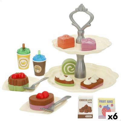 Speelgoedeten Colorbaby 16 Onderdelen (6 Stuks)