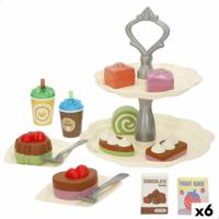 Speelgoedeten Colorbaby 16 Onderdelen (6 Stuks)