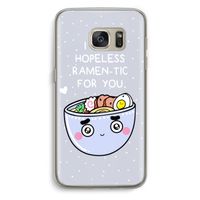 I'm A Hopeless Ramen-Tic For You: Samsung Galaxy S7 Transparant Hoesje