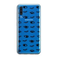 Eye pattern #2: Samsung Galaxy A50 Transparant Hoesje