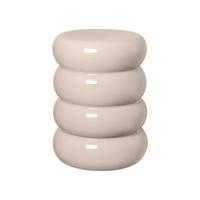 Blomus TORU krukje - 44x34x34cm - keramiek - rond - Lily white 67119
