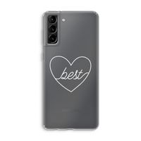 Best heart pastel: Samsung Galaxy S21 Plus Transparant Hoesje