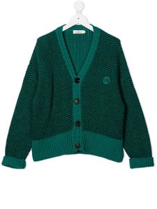 Andorine cardigan à logo brodé - Vert