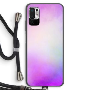 Clouds pastel: Xiaomi Redmi Note 10 5G Transparant Hoesje met koord