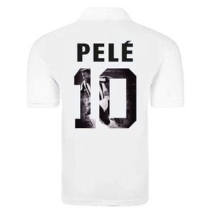 Santos Retro Voetbalshirt 1960's - 1970's + Pelé 10 (Photo Style)