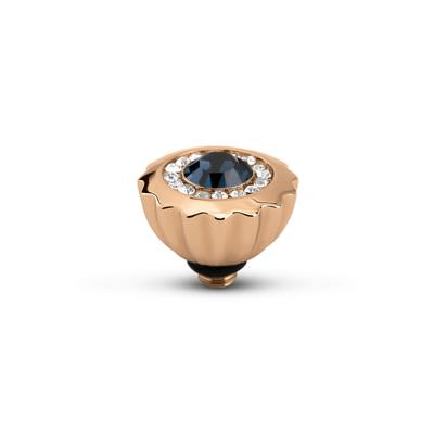 Melano Twisted Ribbed CZ Steentje Montana Rosé