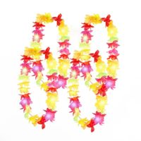 4x stuks hawaii slinger/krans met lichtjes