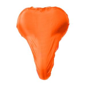 Fiets zadelhoes waterdicht - 3x - oranje - Voordelige zadelhoezen voor de fiets/brommer - pvc