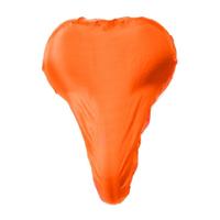 Fiets zadelhoes waterdicht - 3x - oranje - Voordelige zadelhoezen voor de fiets/brommer - pvc Fiets zadelhoes waterdicht - 3x - oranje - Voordelige zadelhoezen voor de fiets/brommer - pvc