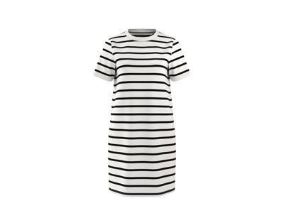 esmara Dames jurk (Wit/zwart, L (44/46))