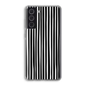 Stripes: Samsung Galaxy S21 FE Transparant Hoesje
