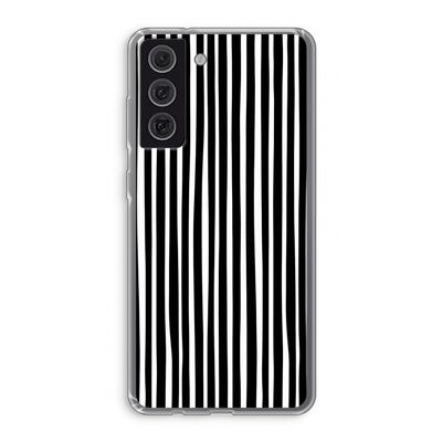 Stripes: Samsung Galaxy S21 FE Transparant Hoesje