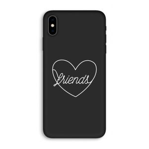 Friends heart pastel: iPhone XS Max Biologisch afbreekbaar hoesje