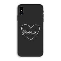Friends heart pastel: iPhone XS Max Biologisch afbreekbaar hoesje
