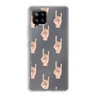 Rock: Samsung Galaxy A42 5G Transparant Hoesje