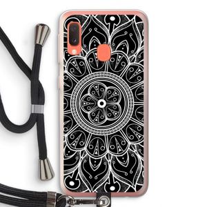 Roses Are Red: Samsung Galaxy A20e Transparant Hoesje met koord