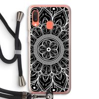 Roses Are Red: Samsung Galaxy A20e Transparant Hoesje met koord