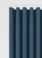 Staba gordijn - Dark Blue met Wave plooi