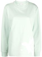 Moncler sweat à logo imprimé - Vert