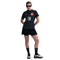 Nike Nederland Pre-Match Trainingsshirt OranjeLeeuwinnen 2025-2027 Dames Zwart Wit