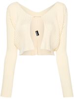 Jacquemus cardigan La maille Pralù Longue - Jaune