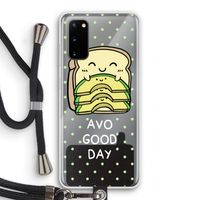 Avo Good Day: Samsung Galaxy S20 Transparant Hoesje met koord