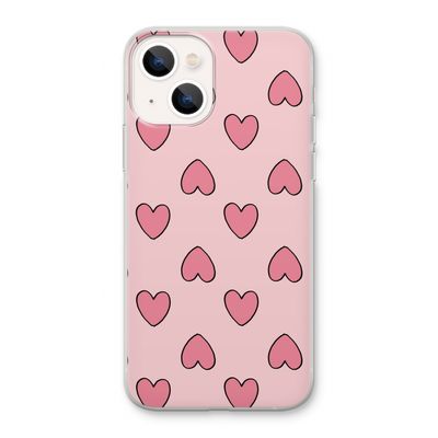 Ondersteboven verliefd: iPhone 13 Transparant Hoesje