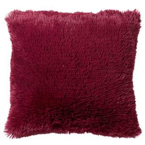 Dutch Decor Fluffy kussenhoes 60x60 cm - Red Plum