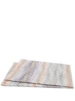 Missoni Home drap à rayures - Tons neutres - thumbnail