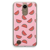 Watermeloen: LG K10 (2017) Transparant Hoesje