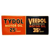 Tydol Veedol Motor Oil Stalen Bord Met Relief - 60 x 25cm Tydol Veedol Motor Oil Stalen Bord Met Relief - 60 x 25cm