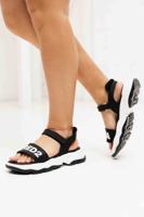Dsquared2 80178 02 Sandalen Dames Zwart - Maat 38 - Kleur: WitZwart | Soccerfanshop