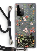 Sweet little flowers: Samsung Galaxy A72 5G Transparant Hoesje met koord