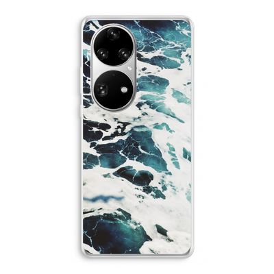 Golven: Huawei P50 Pro Transparant Hoesje