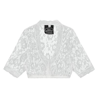 Dirndlblouse kant wit