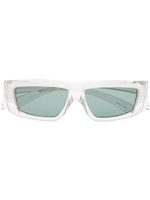 Rick Owens lunettes de soleil à monture rectangulaire - Tons neutres