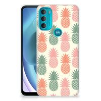 Motorola Moto G71 5G Siliconen Case Ananas - thumbnail