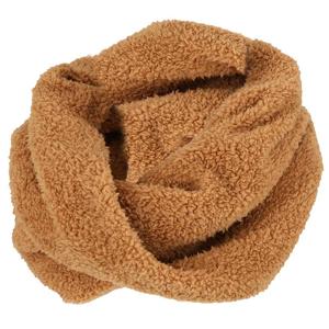 Sarlini Snood Fluffy Teddy Colsjaal Camel