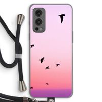 Fly away: OnePlus Nord 2 5G Transparant Hoesje met koord