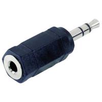 TRU COMPONENTS Jackplug-adapter Jackplug male 3,5 mm - Jackplug female 3,5 mm Mono Aantal polen: 2 Inhoud: 1 stuk(s) - thumbnail
