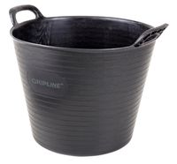 Gripline Flexibele emmer Flextub 25ltr zwart - thumbnail