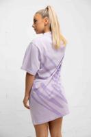 Malelions Firma T-Shirt Dress Dames Paars - Maat XS - Kleur: Paars | Soccerfanshop
