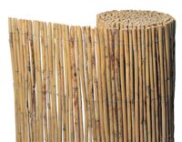 Bamboematten tuinscherm bamboe 2x5m - thumbnail