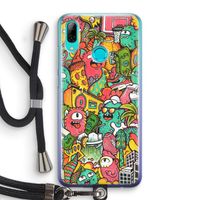 Vexx City: Huawei P Smart (2019) Transparant Hoesje met koord