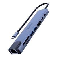Hub USB CoolBox COO-DOCK-C-81 Grijs 100 W Hub USB CoolBox COO-DOCK-C-81 Grijs 100 W