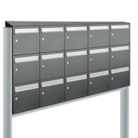 Allux Flow Set 5-Breed, 3-Hoog Met Dak Op Statief Antraciet - 40040065_5x3ds
